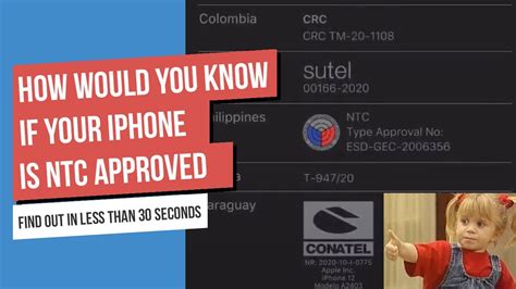 How to Know If NTC Approved iPhone: A Comprehensive Guide.